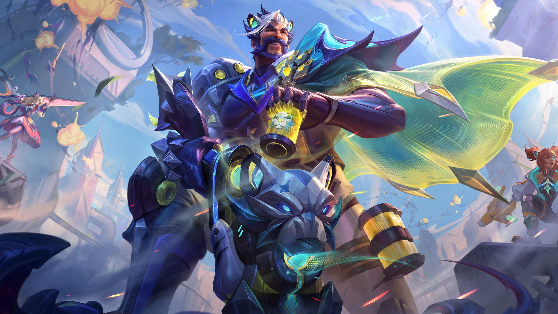 LOL手游幻灵战队系列皮肤原画（高清完整版）英雄联盟