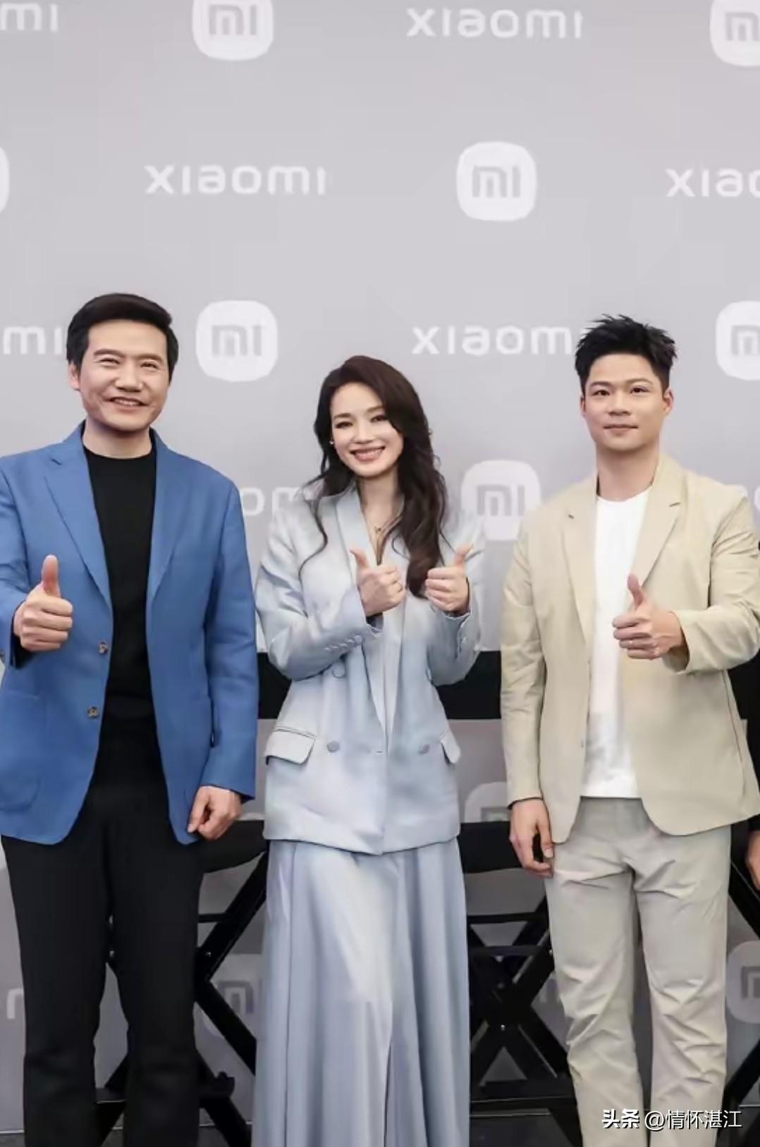 雷军邀请舒淇和苏炳添担任小米汽车新一代 SU7 代言人，这当然是小米的最佳选择。