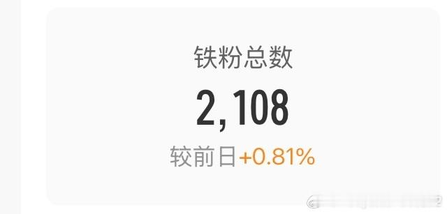铁粉突破2100了，看样子还不够努力，加油继续努力吧，也不枉费我这段时间续火花手