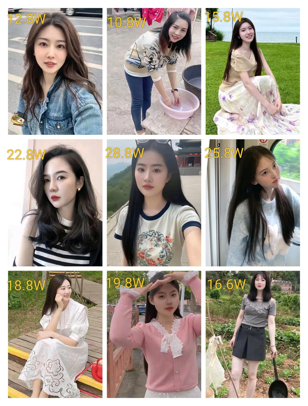 彩礼如下，你会选哪位当老婆？不许撒谎！