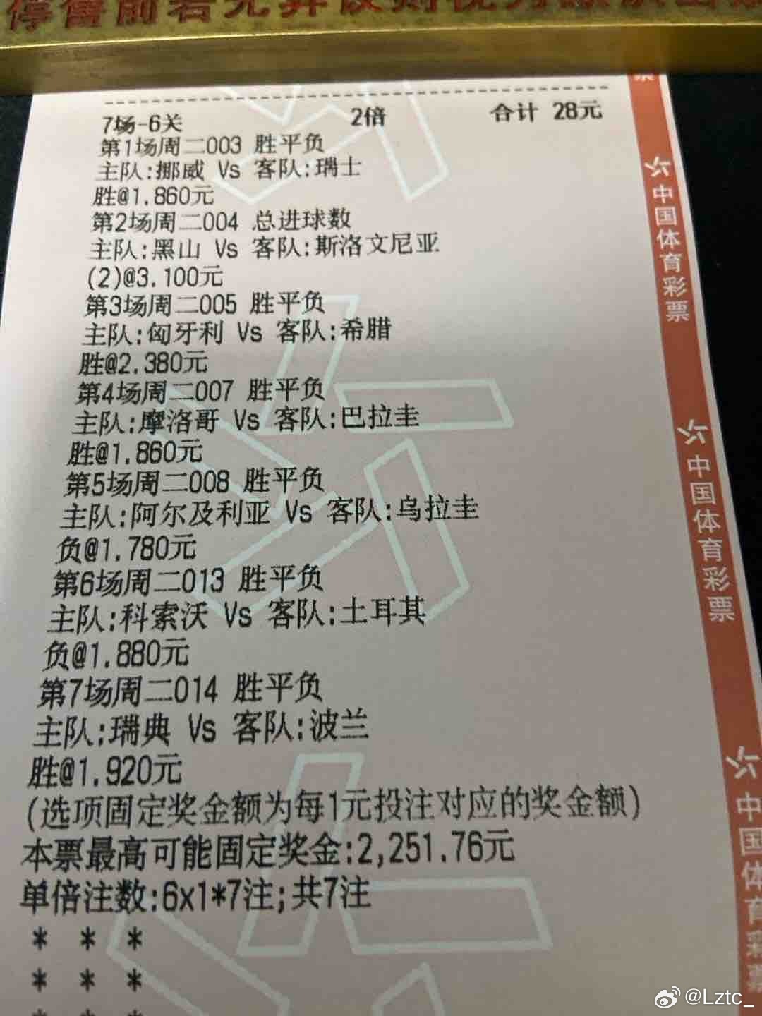 今日博单分享！ 