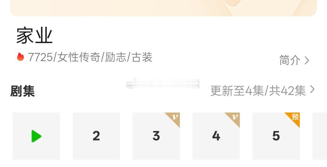 杨紫《家业》爱奇艺站内热度破7500了，目前爱奇艺实时热度已经来到了7725。 