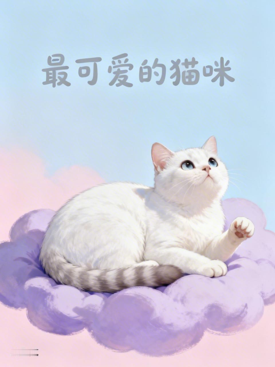 分享一张最可爱的猫咪照片