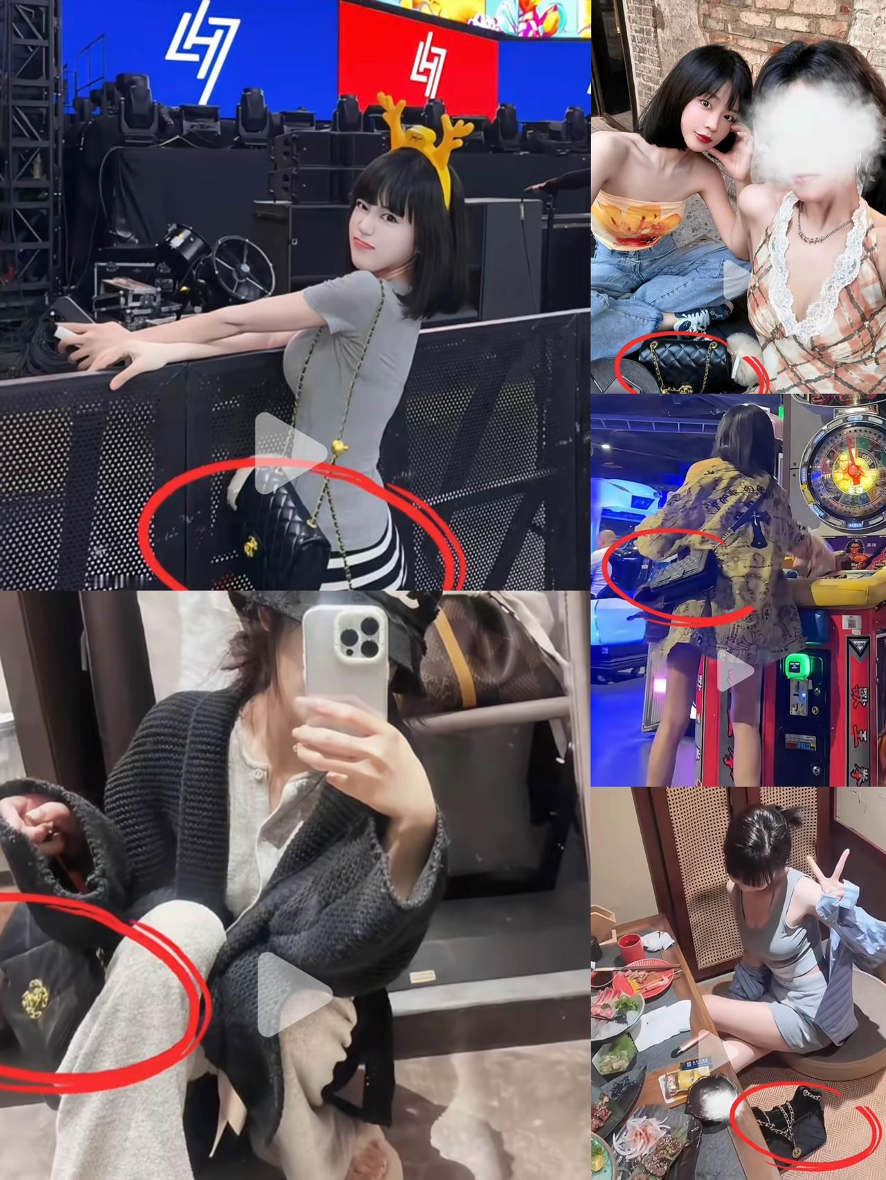 看看司晓迪身上这些名牌包包，

哪里像她同学说的，家境一般呀，

现在网红都这么