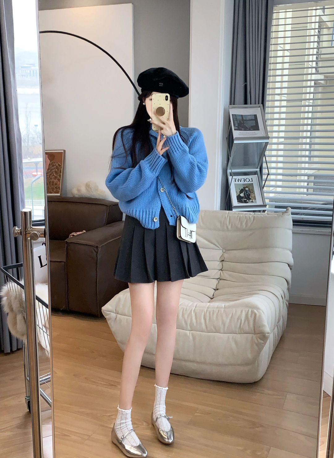 早春毛衣开衫！蓝色好显白💙
