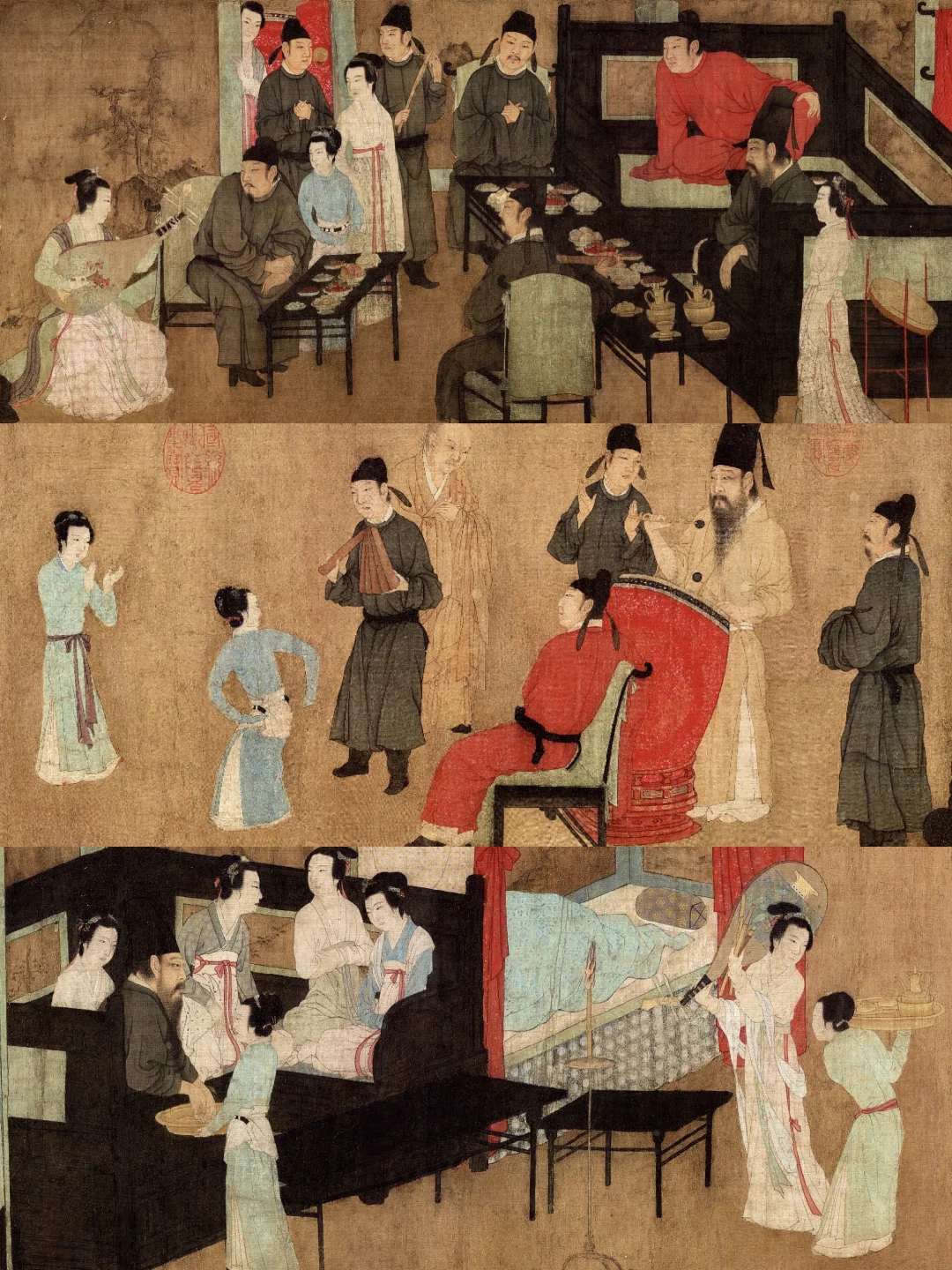 十分钟带你看懂传世名画《韩熙载夜宴图》