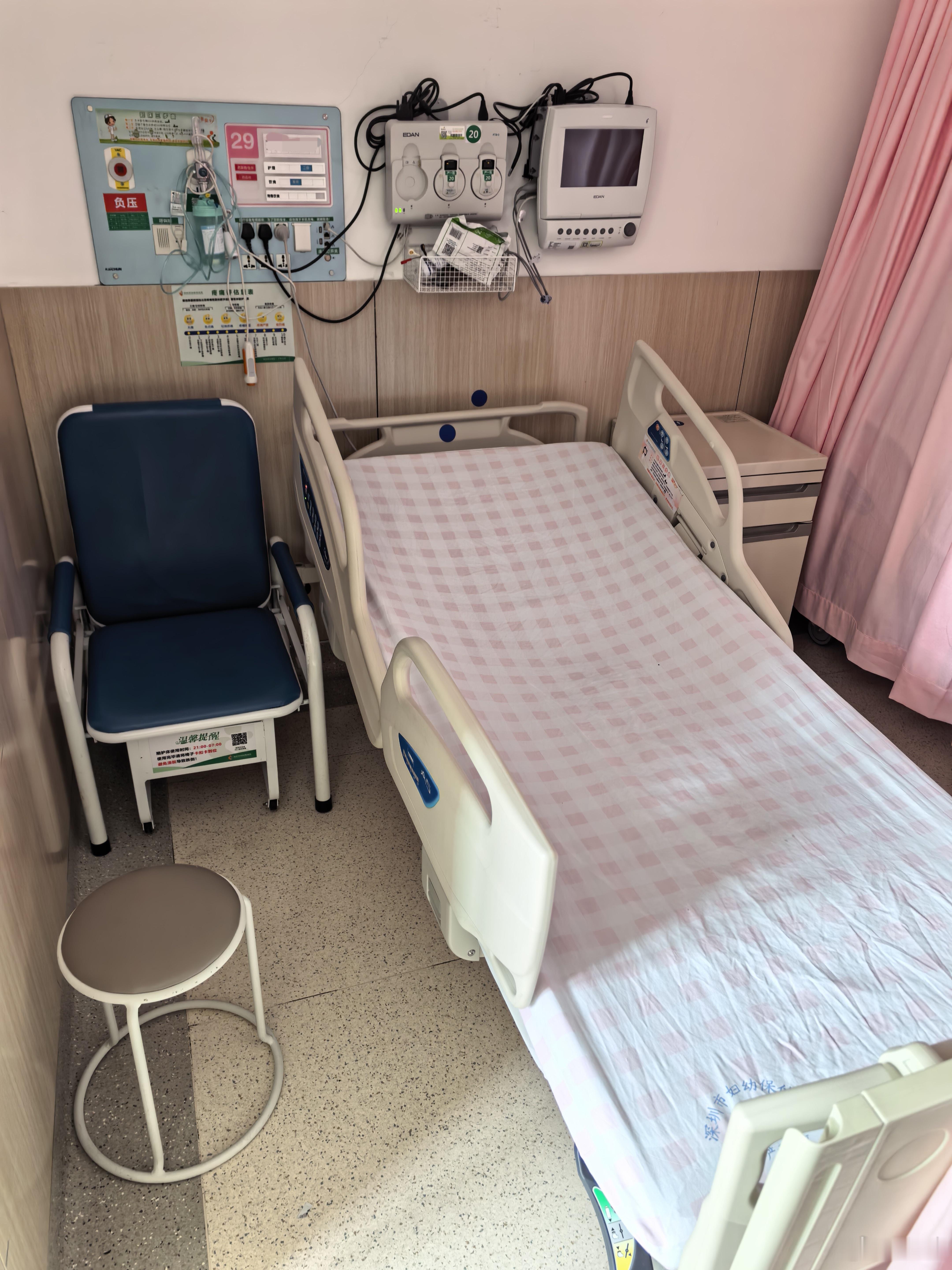 医院的床很硬，而且呆医院哪里都不能去，很无聊，我和爱妻一拍即合，想提前出院了。医