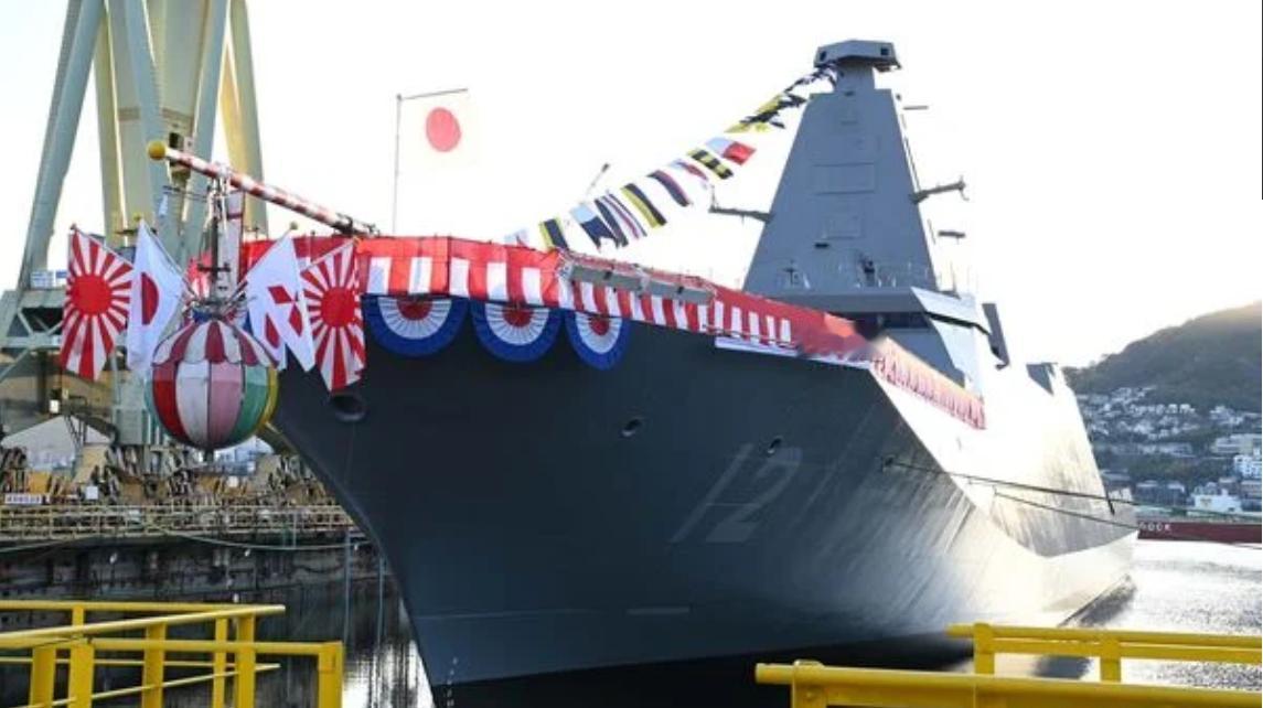 日本海上自卫队最后一艘“最上级”导弹护卫舰下水
2025年12月22日，日本三菱