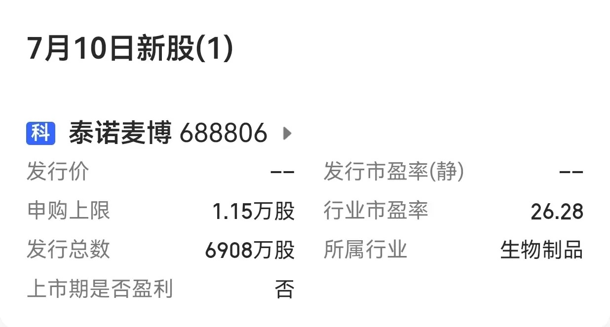 【下周A股市场：目前已明确有两只新股申购】        下周(7月6日至7月1