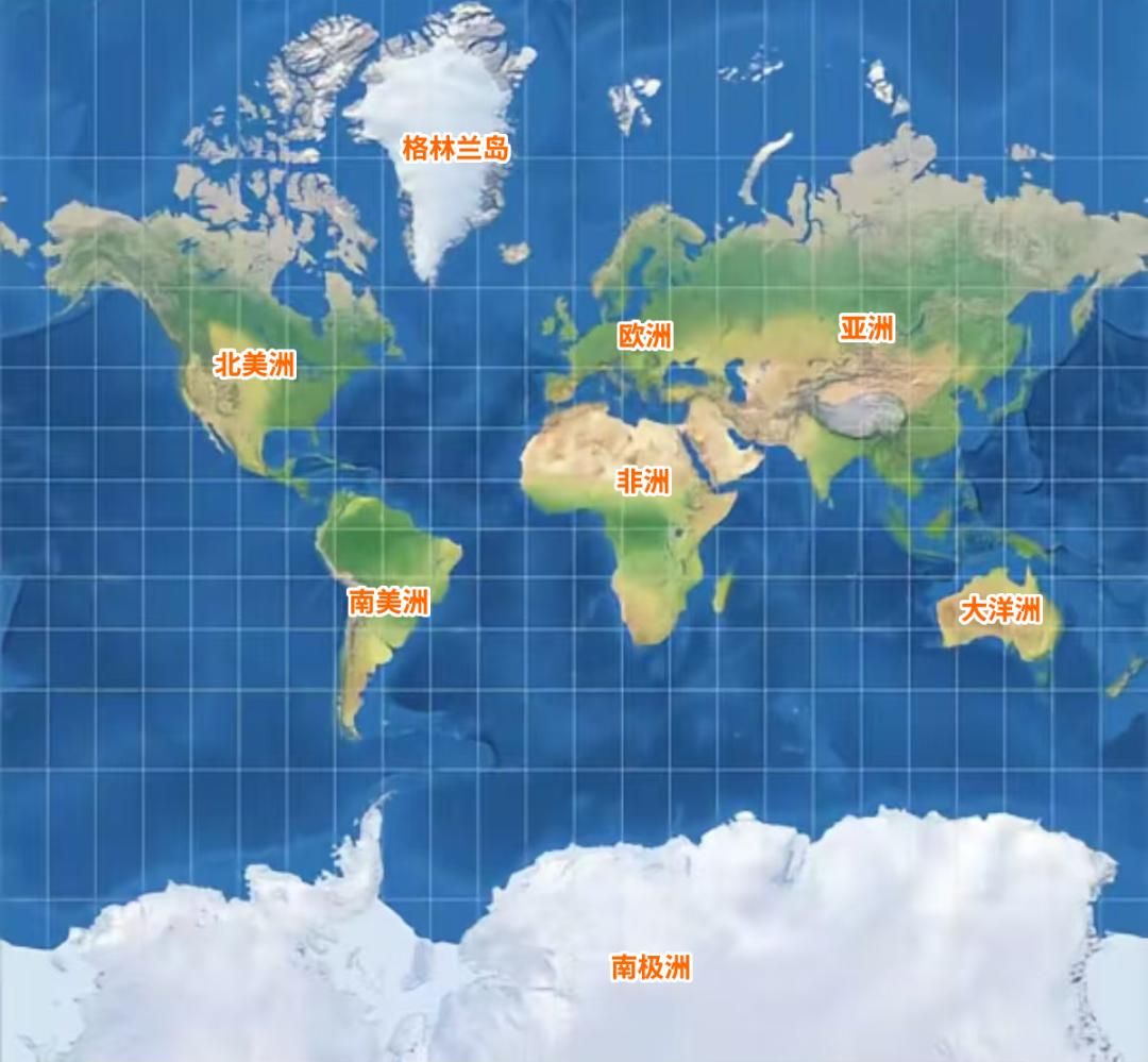 美国是唯一反对改用更能准确反映各大洲相对面积的“平等地球投影法”地图的国家，这一