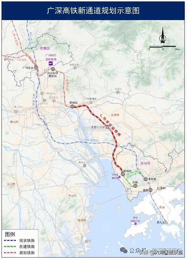 广深第二高铁广州端主线方案如果敲定起点设置为白云站，格局将会迎来一轮重新洗牌。除