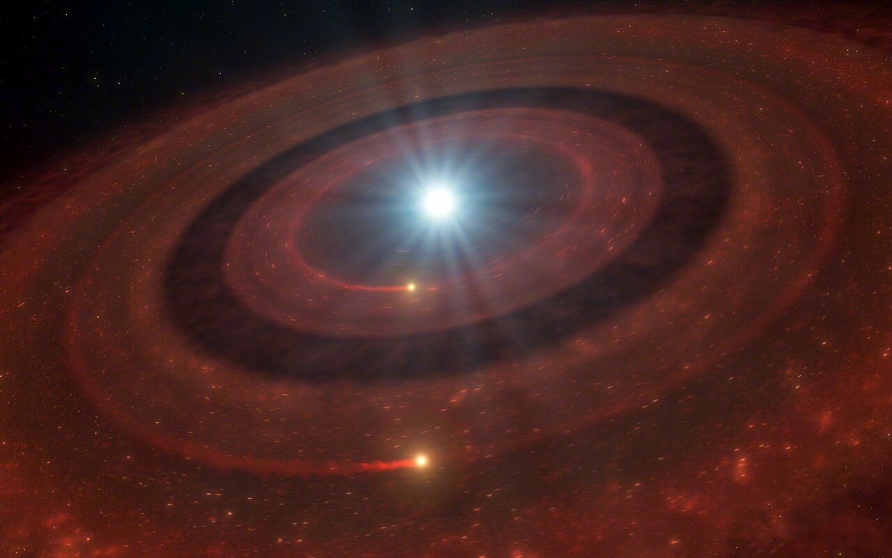 1600光年外，有一颗死去的恒星。它生前和太阳差不多，如今只剩一颗灰烬般的内核，