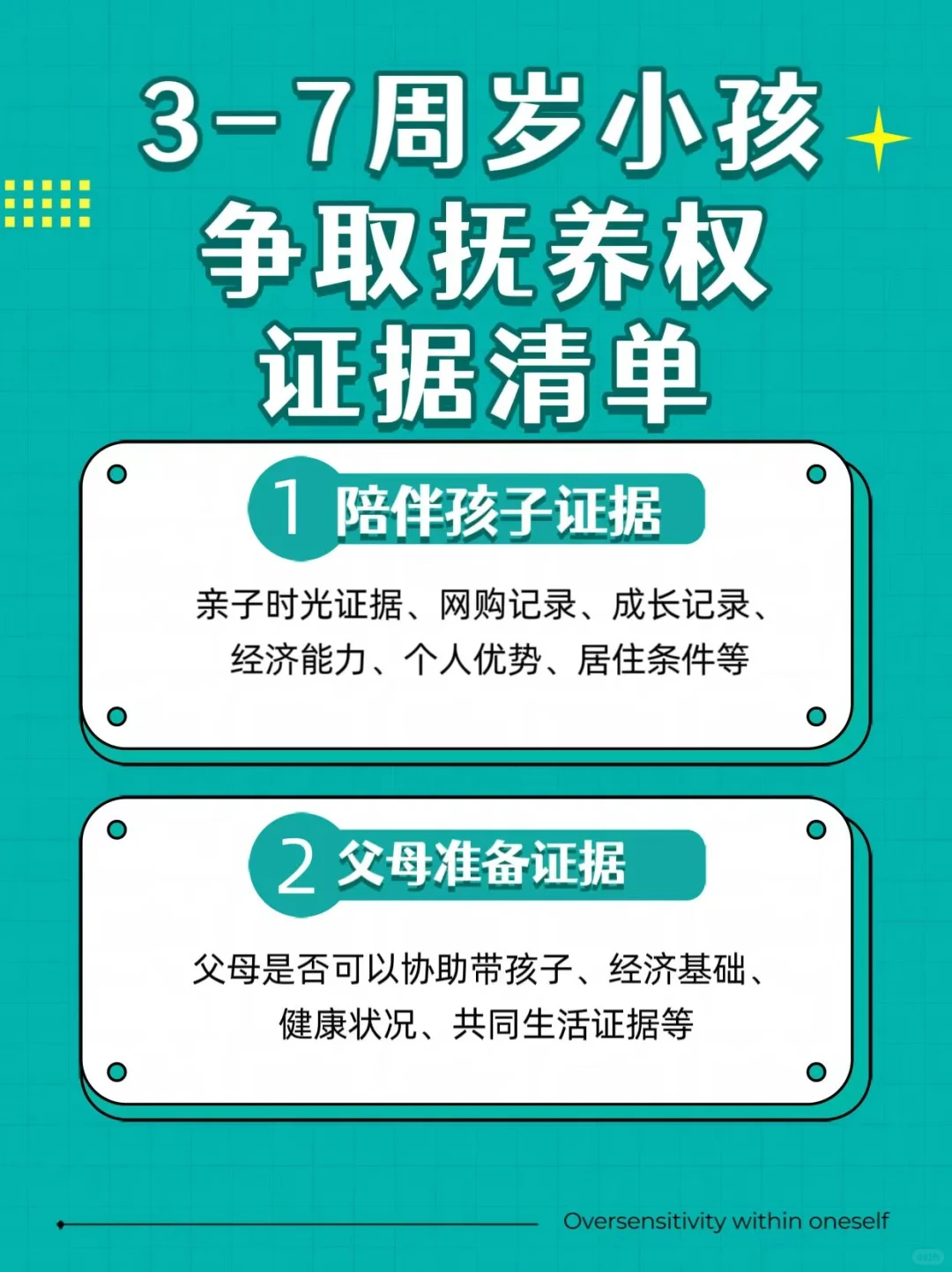 2-8岁孩子这样争取抚养权‼