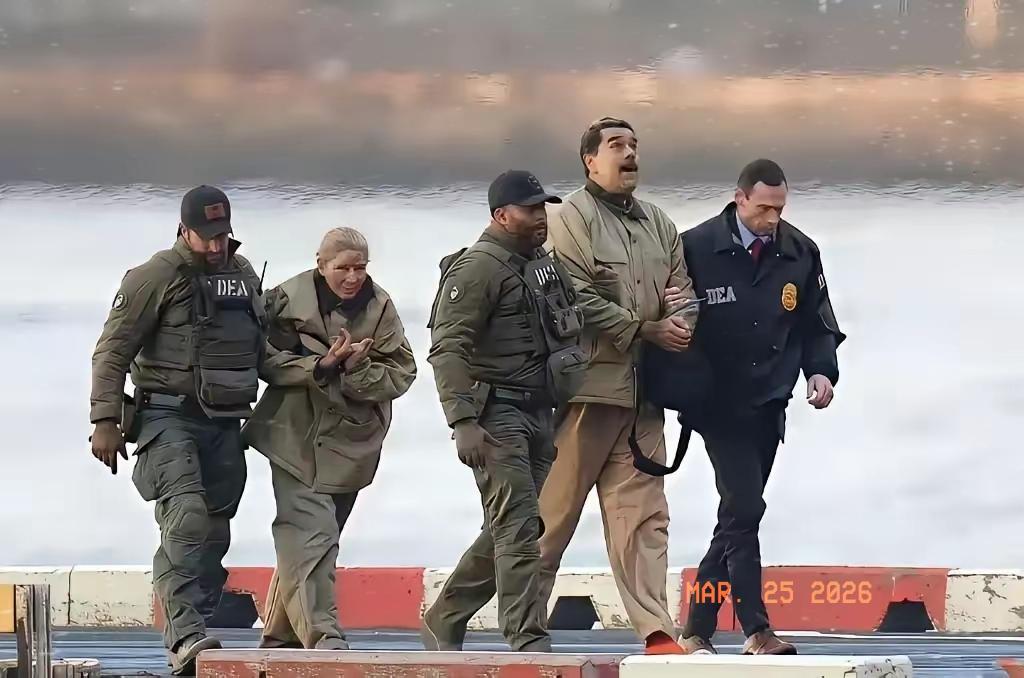 当地时间3月23日，马杜罗之子、委内瑞拉议员尼古拉斯在加拉加斯探访了马杜罗，并公