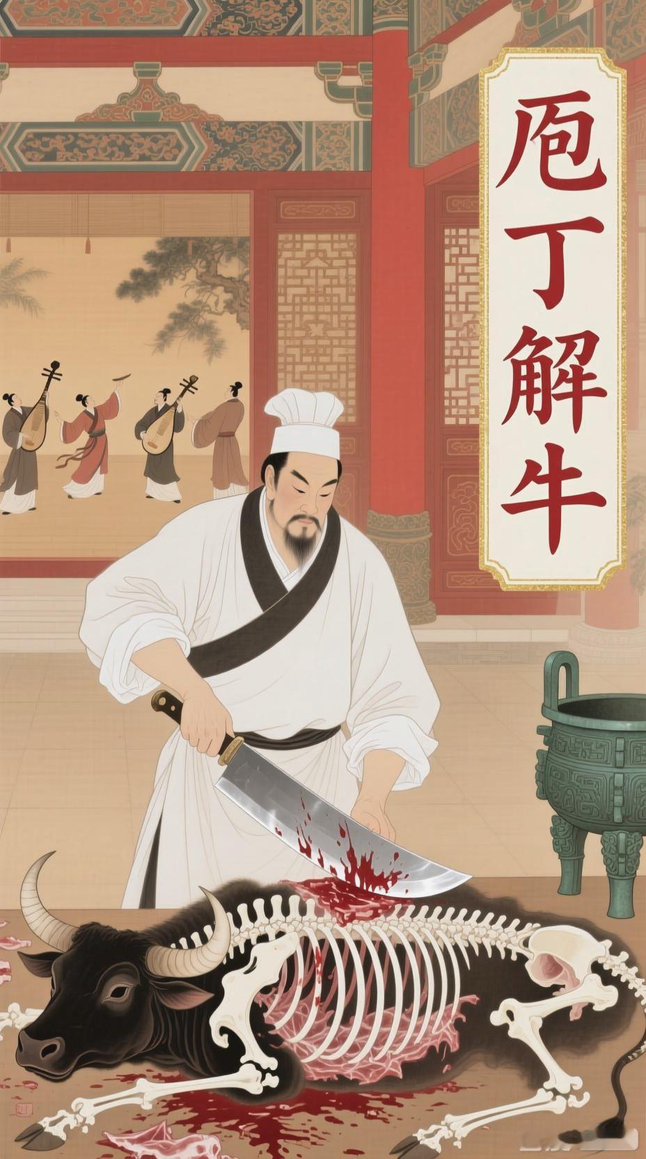 从庖丁解牛看医患关系
今天读书，读到庖丁解牛。又遇上朋友说起来他今天拔牙遇到神医