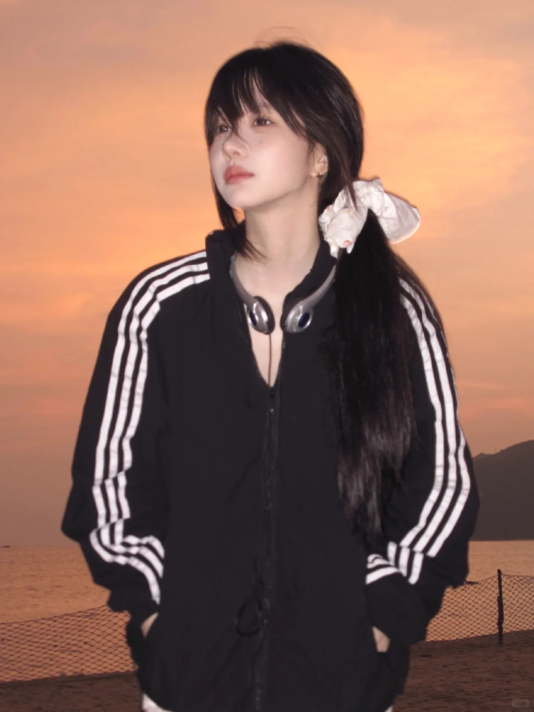 海边的黄昏好幸福