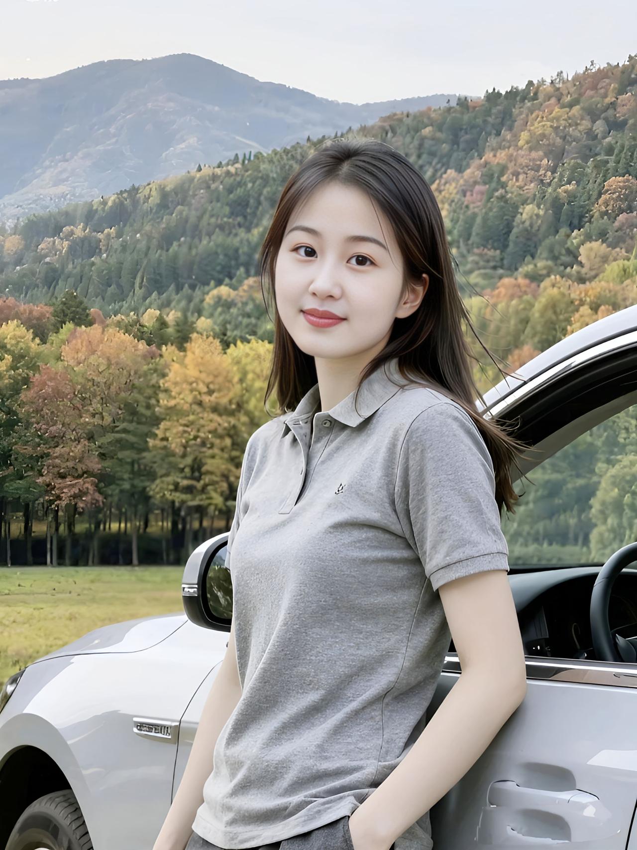 清纯甜美 时尚气质穿搭 户外风景 随拍