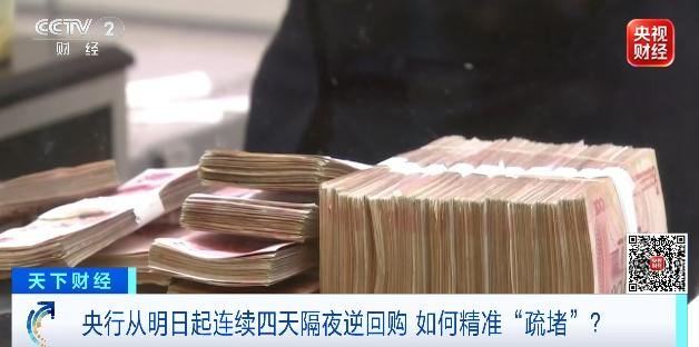 中国人民银行：14日起到17日，连续四个工作日，开展隔夜逆回购操作。每日操作量不