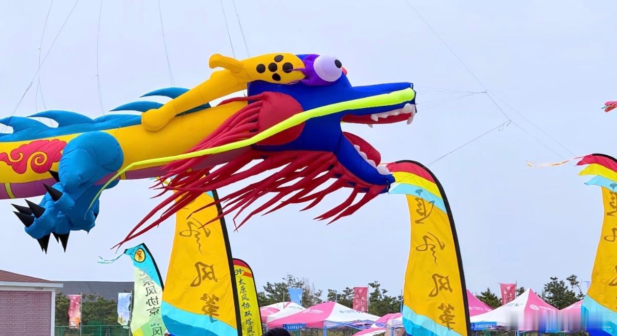 第一次见会搭讪的风筝  活久见家人们，这辈子也是第一见会搭讪的风筝… 潍坊风筝节