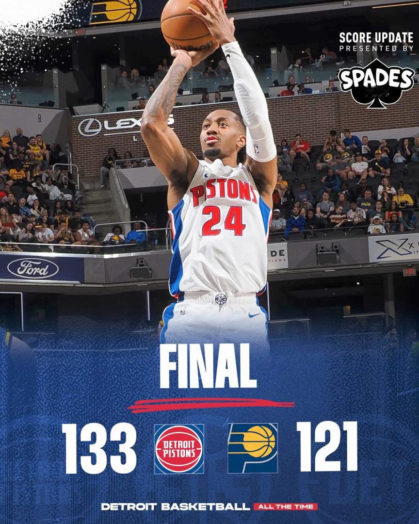 賽季第60勝！！Detroit PistonsNBA60wins 🏀 