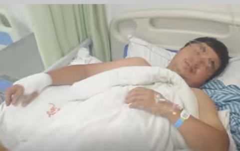 现在吧！很多事情想想会觉得很累，很矛盾，想不通！
一男子手掌受伤，医生让检查前列