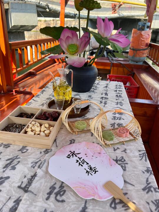 在白洋淀！找到了超好拍的下午茶！