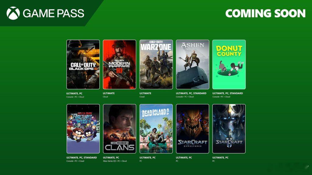 #Xbox# 这可能是今年最牛逼的一次 Game Pass 预告了 ​​​