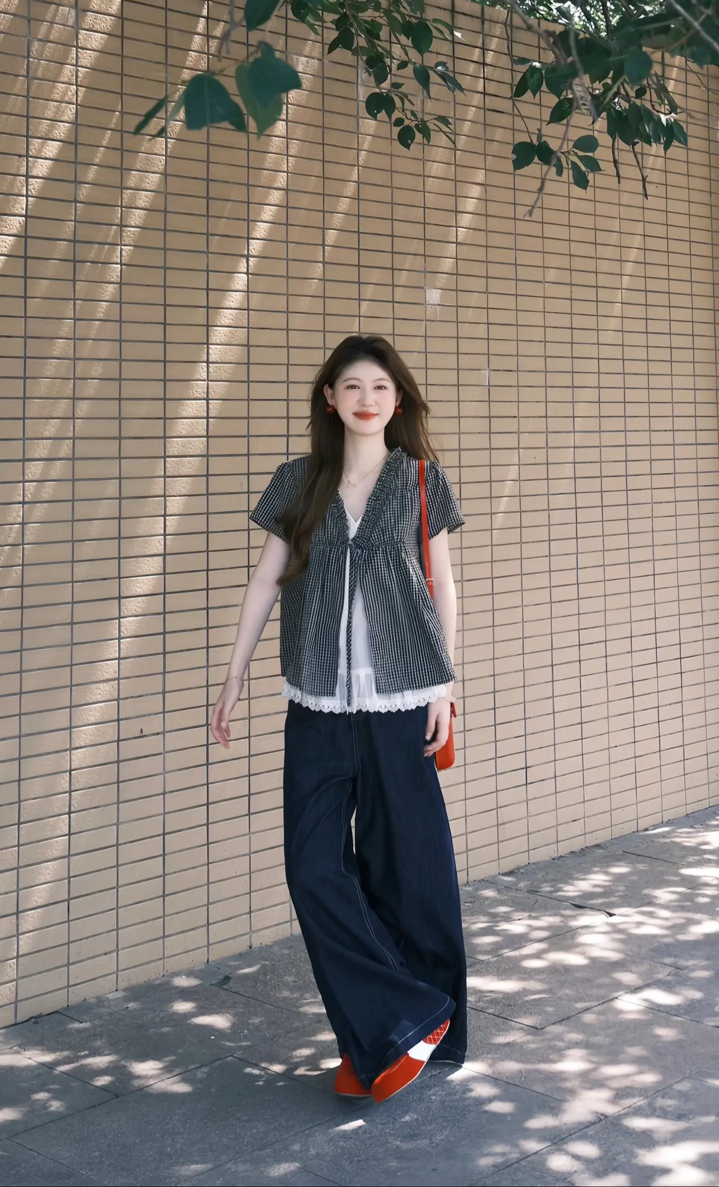 韩系松弛感穿搭