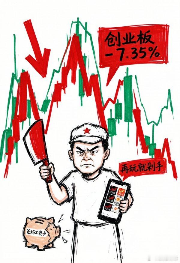 听泉赏宝宣布彻底告别股市 今天这走势，连鉴宝的都劝退了。听泉赏宝直播里当场删光所