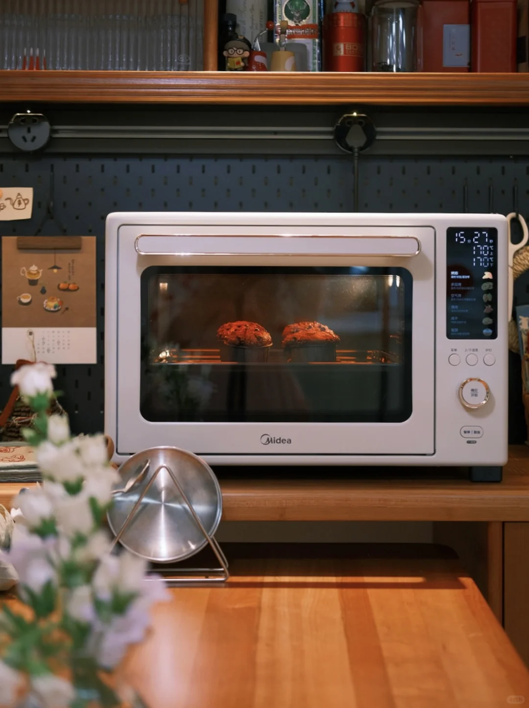 餐边柜新宠丨美的P40烤箱