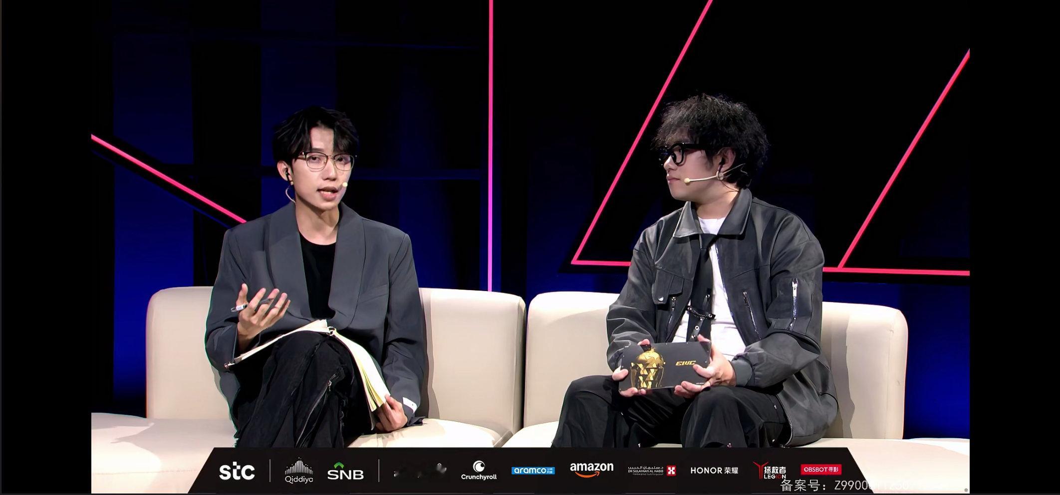 无畏契约电竞世界杯 无畏契约竞燃时刻 赛后采访倒也确实对吧，指挥这边真得有点爆了