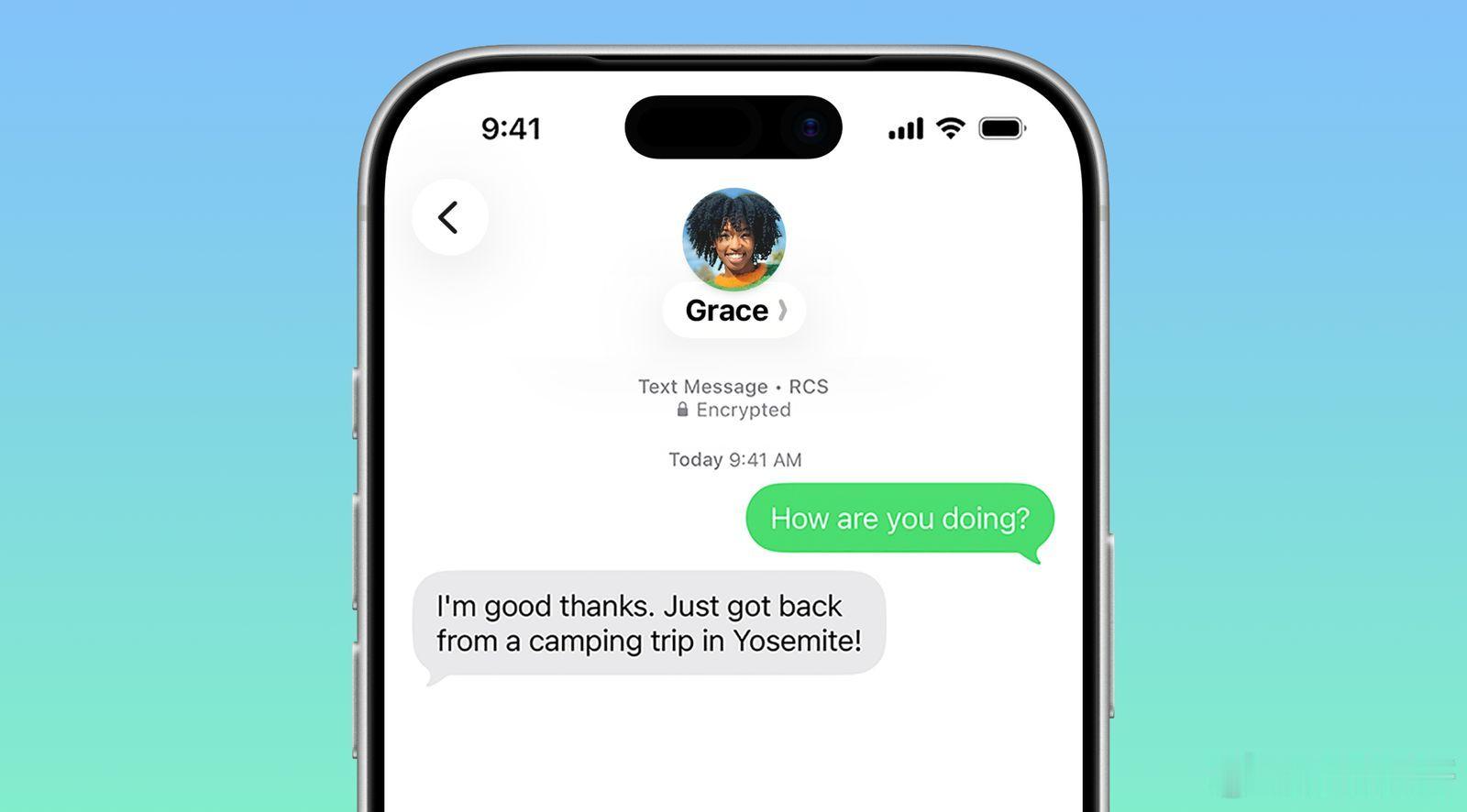 Apple今日证实，iPhone与安卓设备之间的RCS信息端到端加密（E2EE）