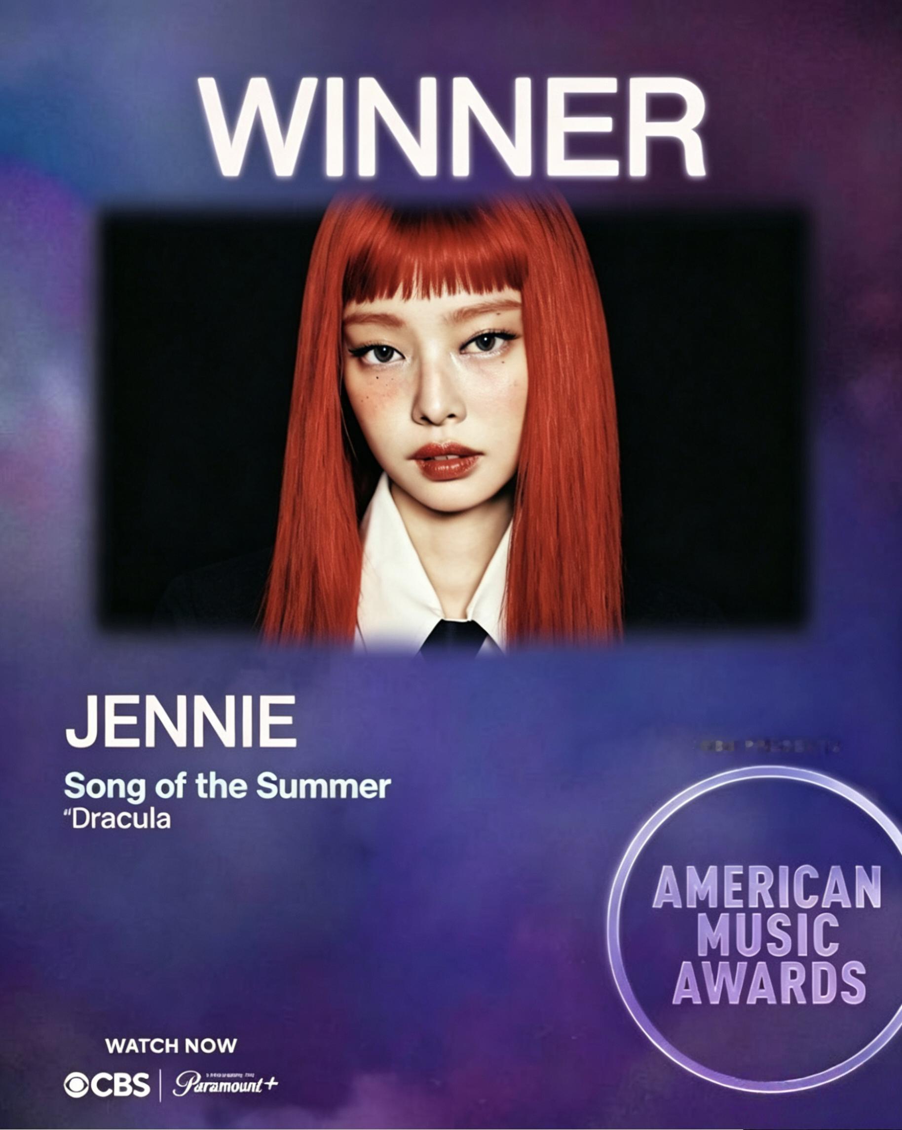 权威机构最终预测，提前恭喜jennie拿到本届AMA夏日歌曲奖，你觉得预测准确吗