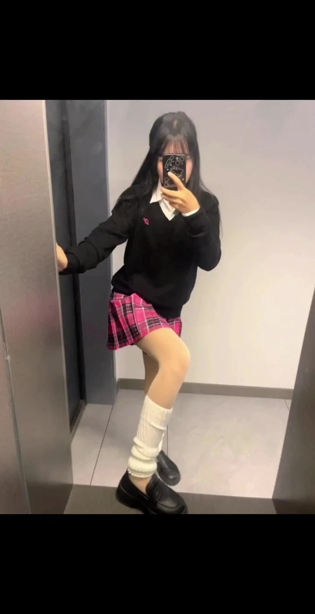 原相机 对镜拍 jk制服 jk 不愧是jk
