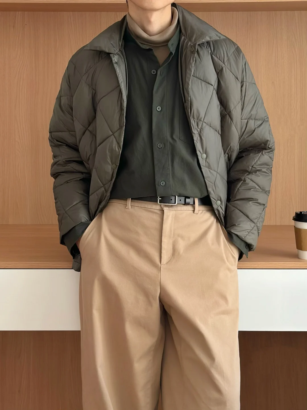 当我拥有了一件轻量绿色系棉服