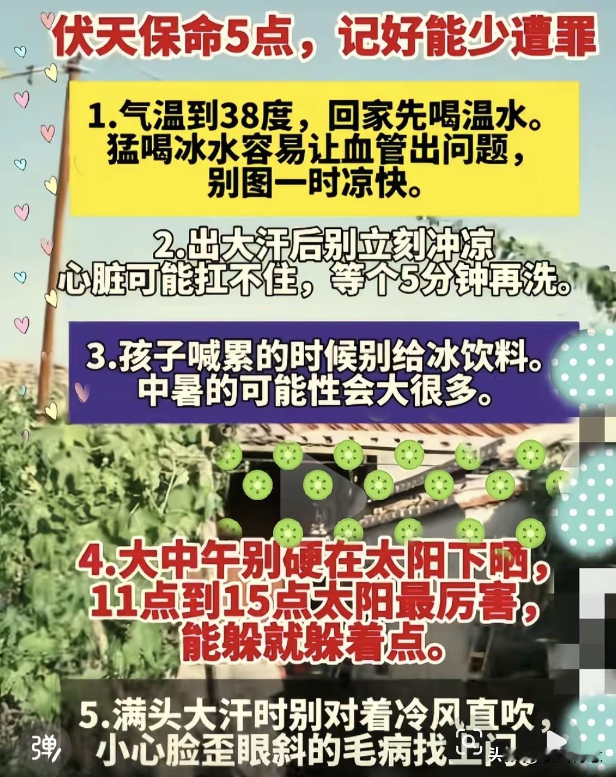 伏天快到了，天气太热好多人都会贪凉快，吃冷饮，冰镇饮料，冰镇西瓜不凉不欢，一定要