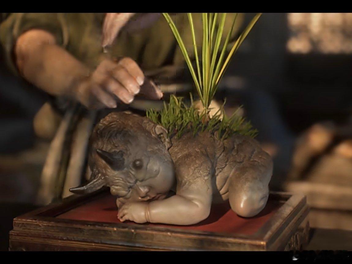 黑神话钟馗挺有意思的，这就是舌尖上的钟馗啊！光这一道娃娃菜，就不明觉厉啊！