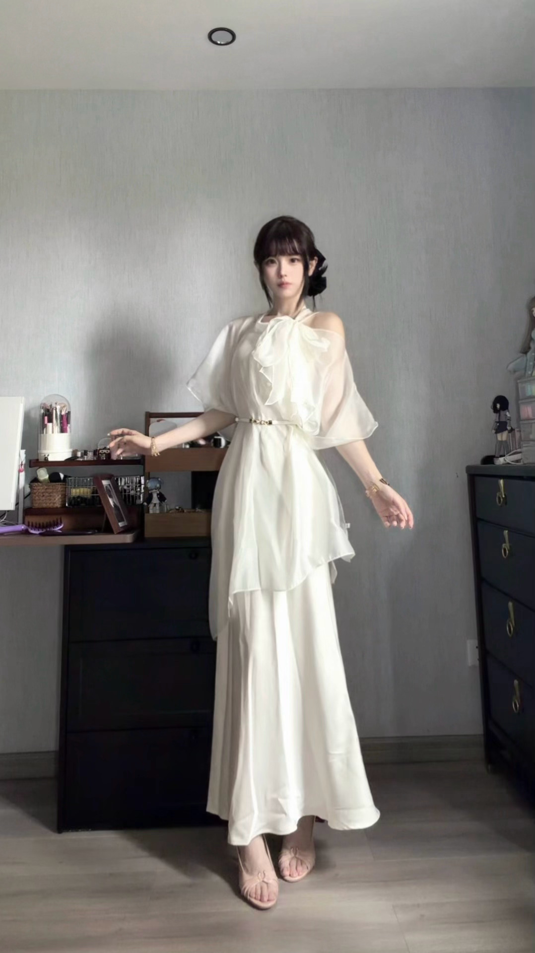 淡淡的 