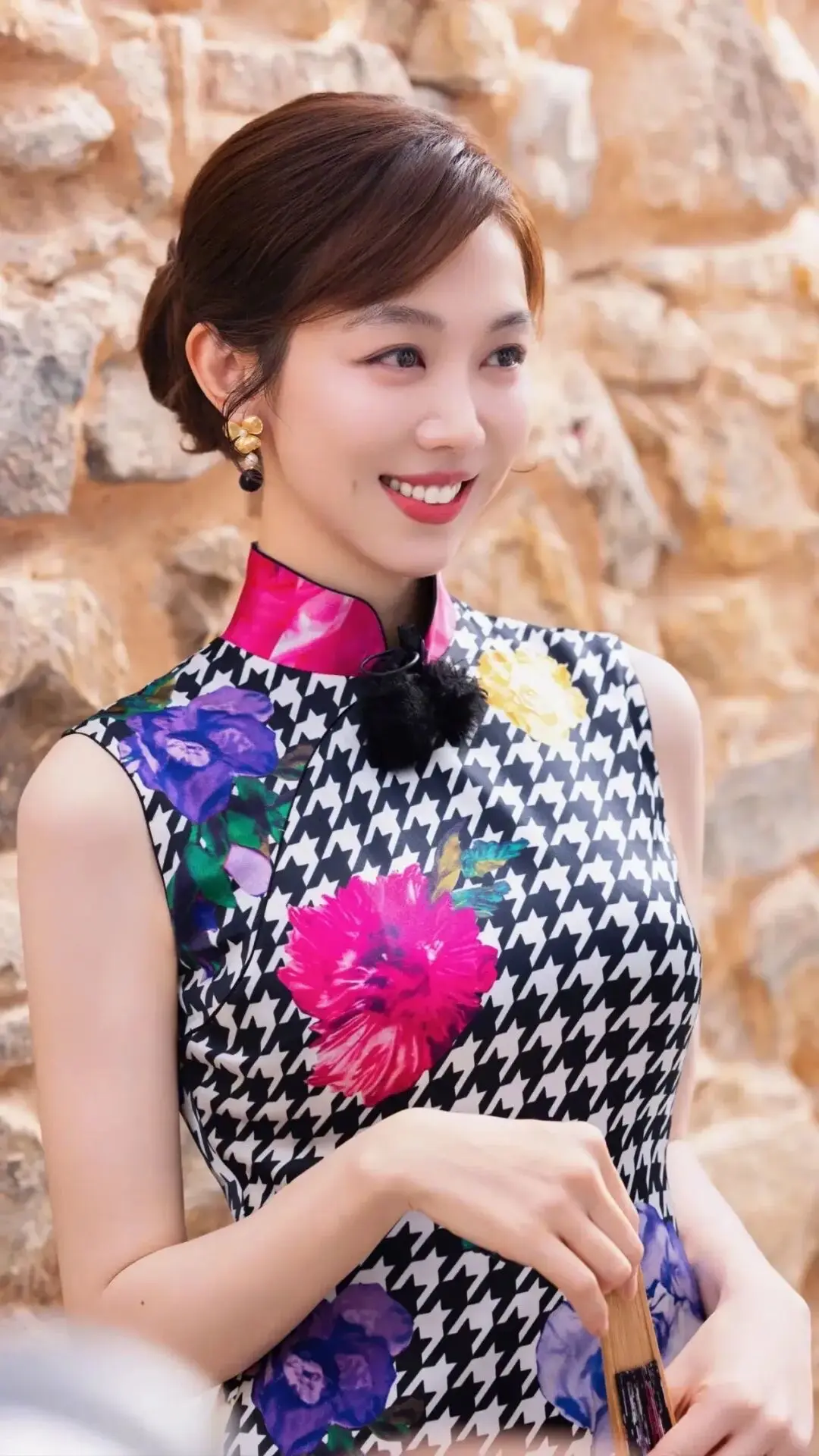 姜妍｜千岛格繁花旗袍 ，村花嫁到！