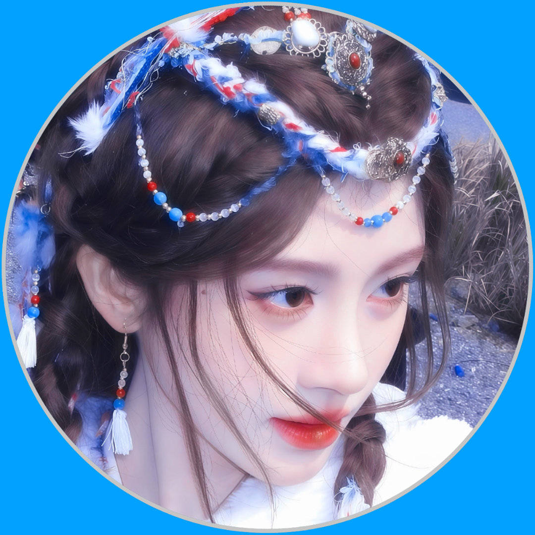 鞠婧祎圆框头像 非粉🚫拿🚫二改/二创可加水印贴纸喜欢关注  专栏 · 鞠婧祎