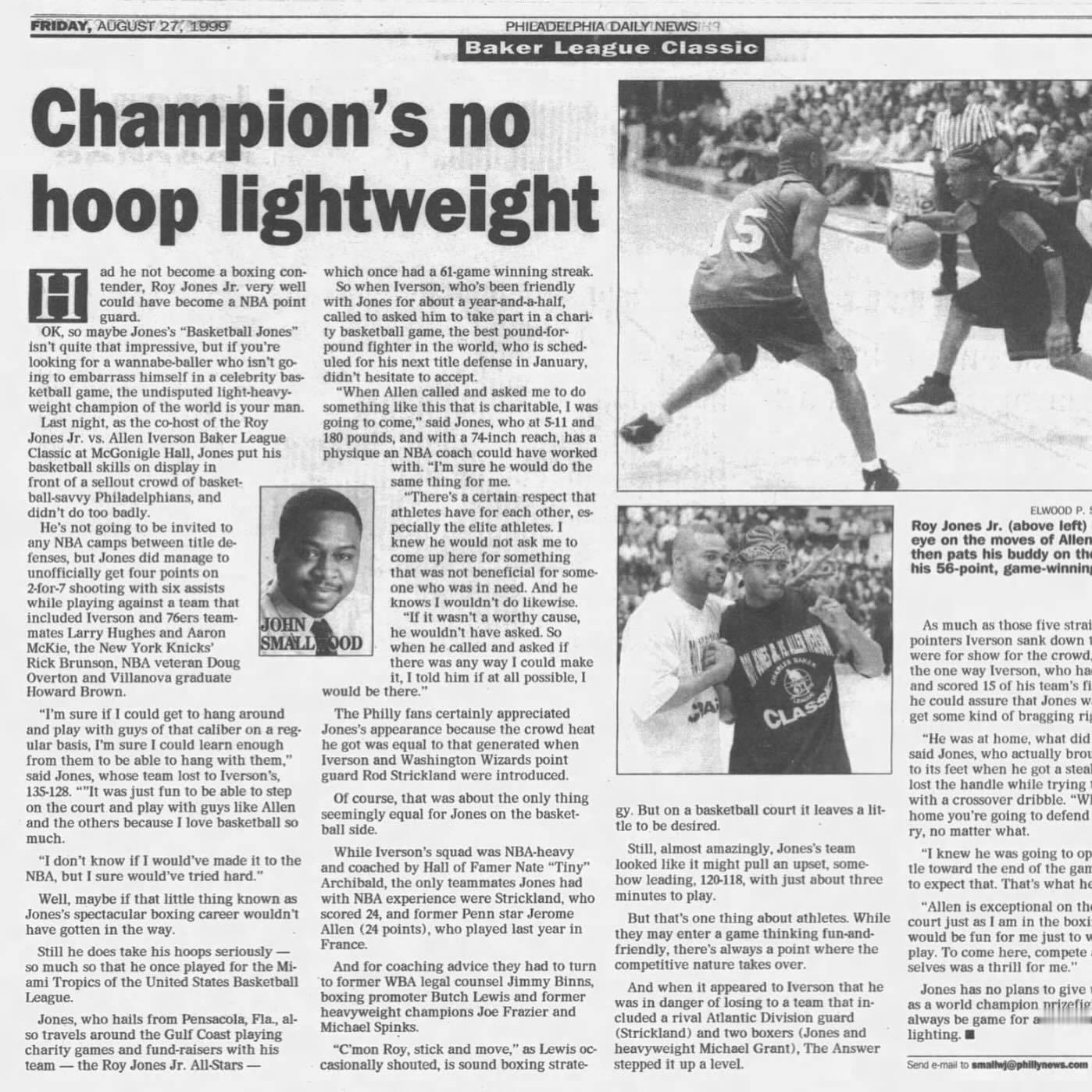 1999 Baker League Classic  Roy Jones Jr.