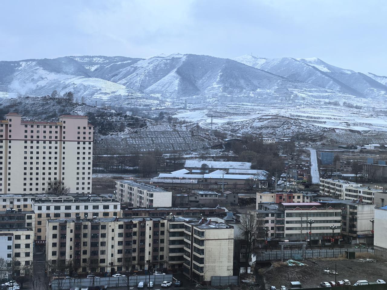 小城又迎来雪雨的一日，只可惜那些开了得花，只怕是又落了一地花瓣。
