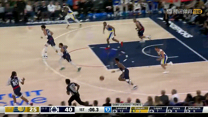 在今天快船主场迎战步行者的比赛中，发生了让人瞠目结舌的一幕。当时双方的比赛进行到