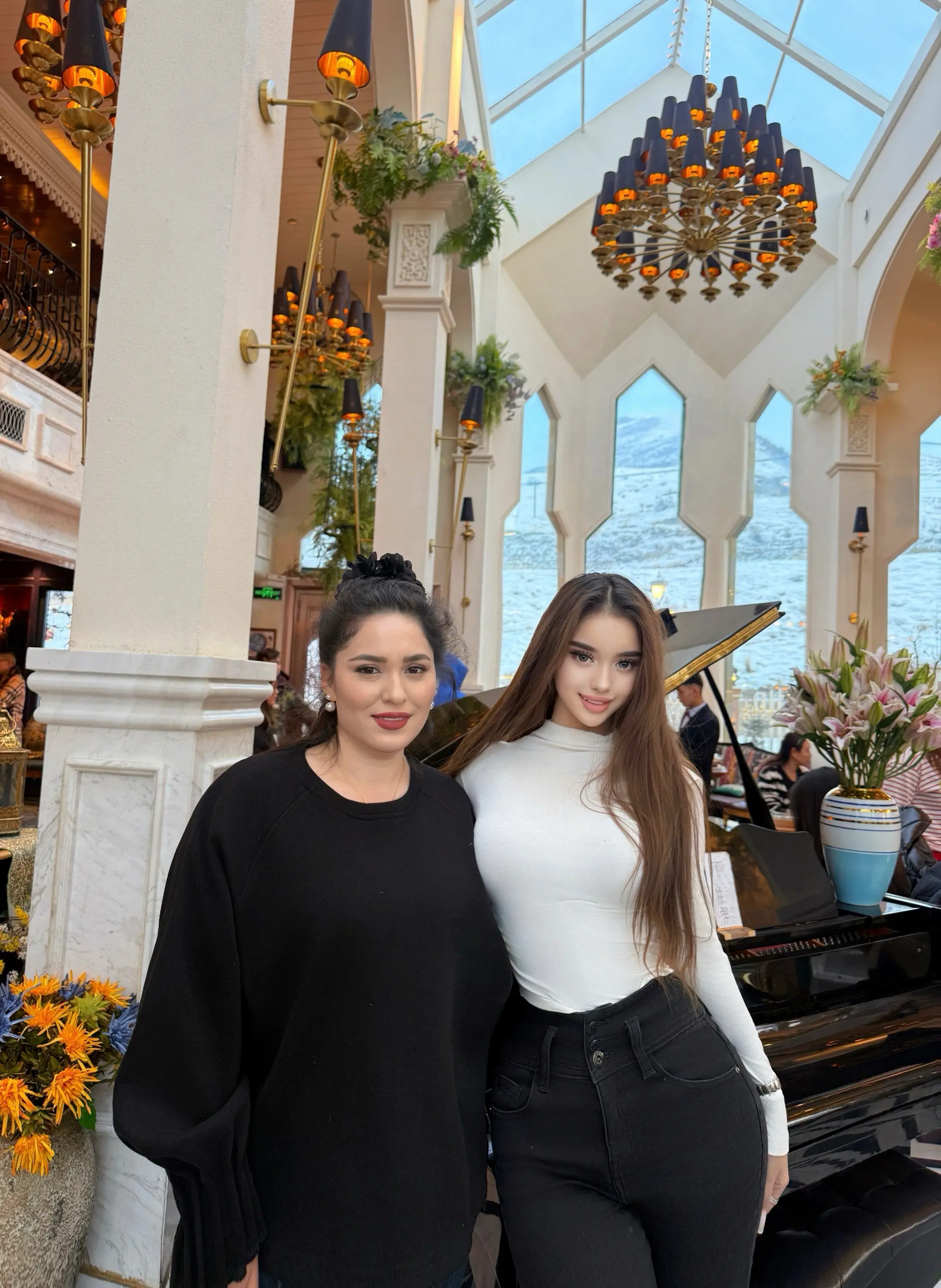 跟妈妈约会聊天🤍