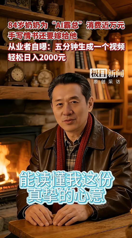 “离了个大谱！”2025年10月，一老人迷上了AI数字人，不仅谈起了恋爱，还写了