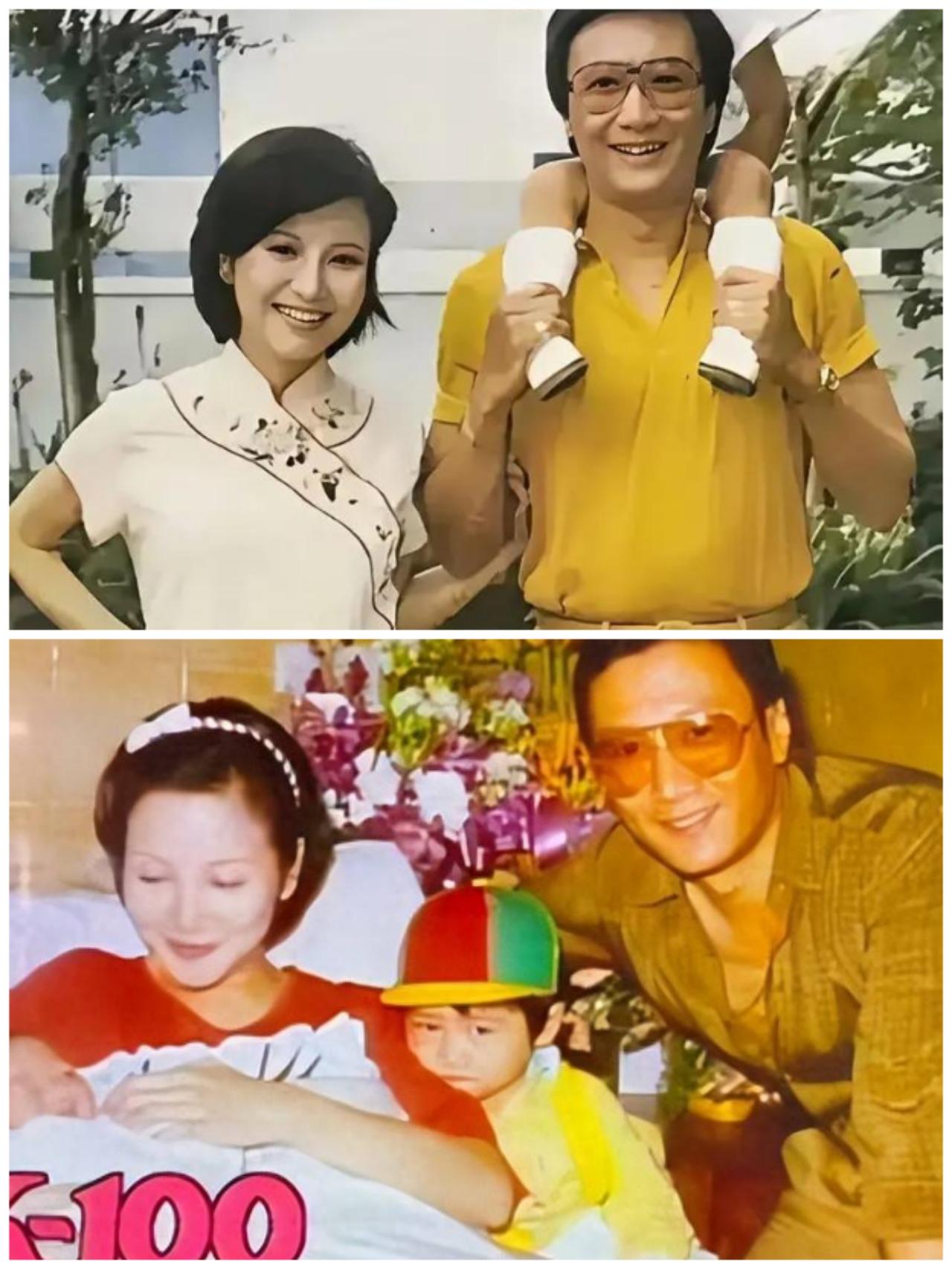 一张1982年的复古旧照，彼时谢贤45岁，身处事业黄金期，是当年极具魅力的四哥。