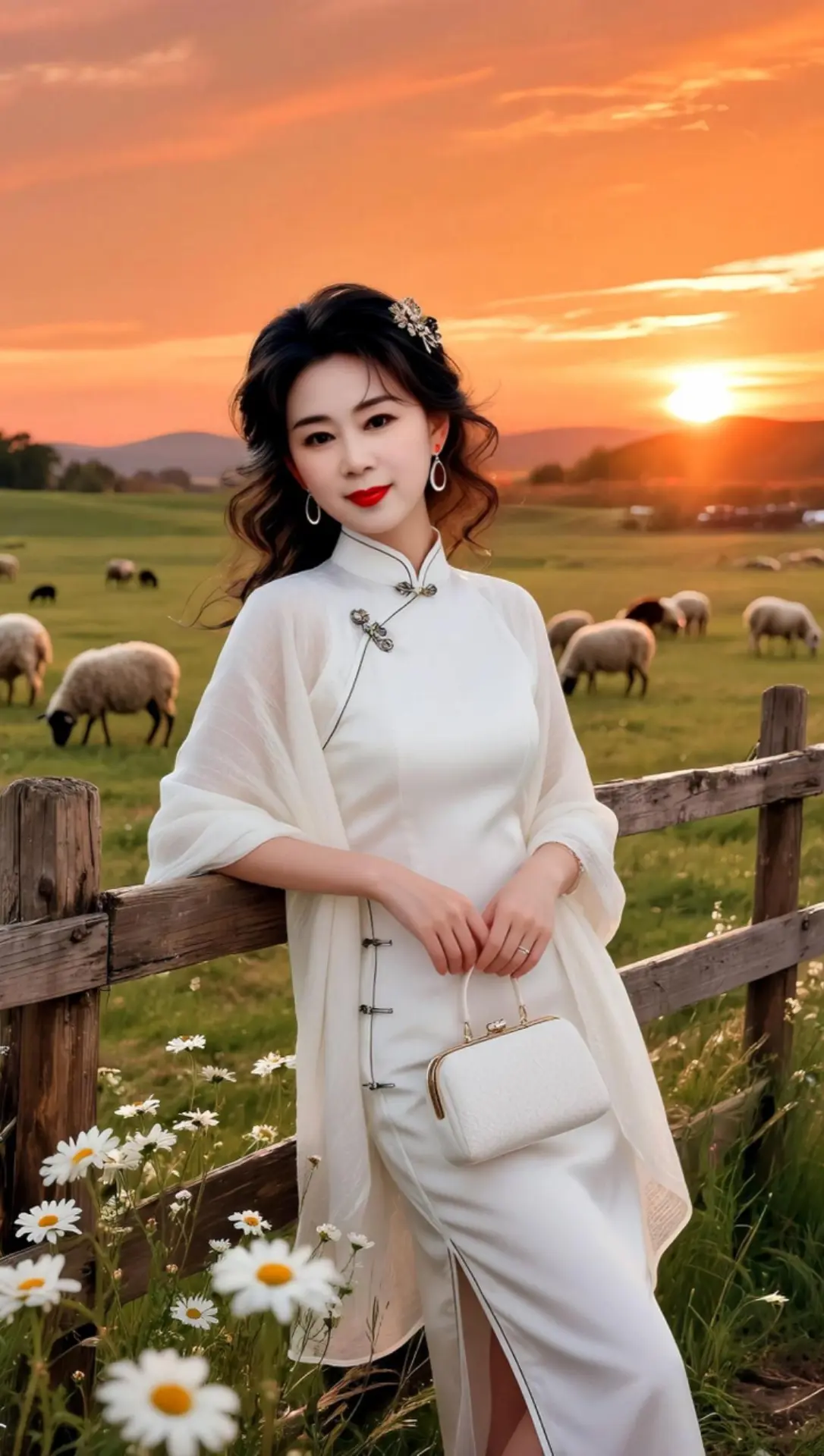 AI港风夕阳照 随变ai随便玩