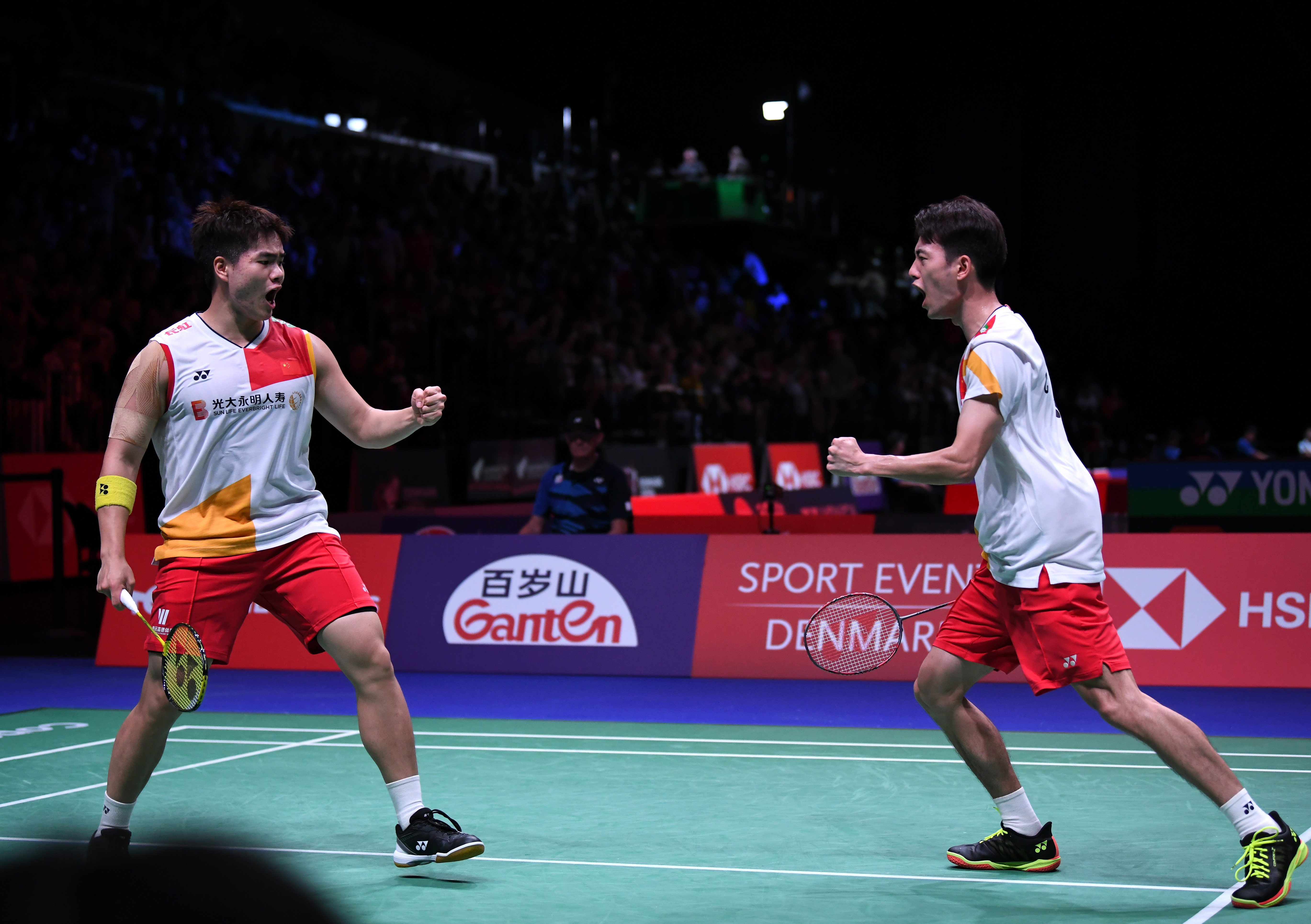 梁王组合 梁王加油 -赛事图文-2023世界羽毛球锦标赛20230824 1/8
