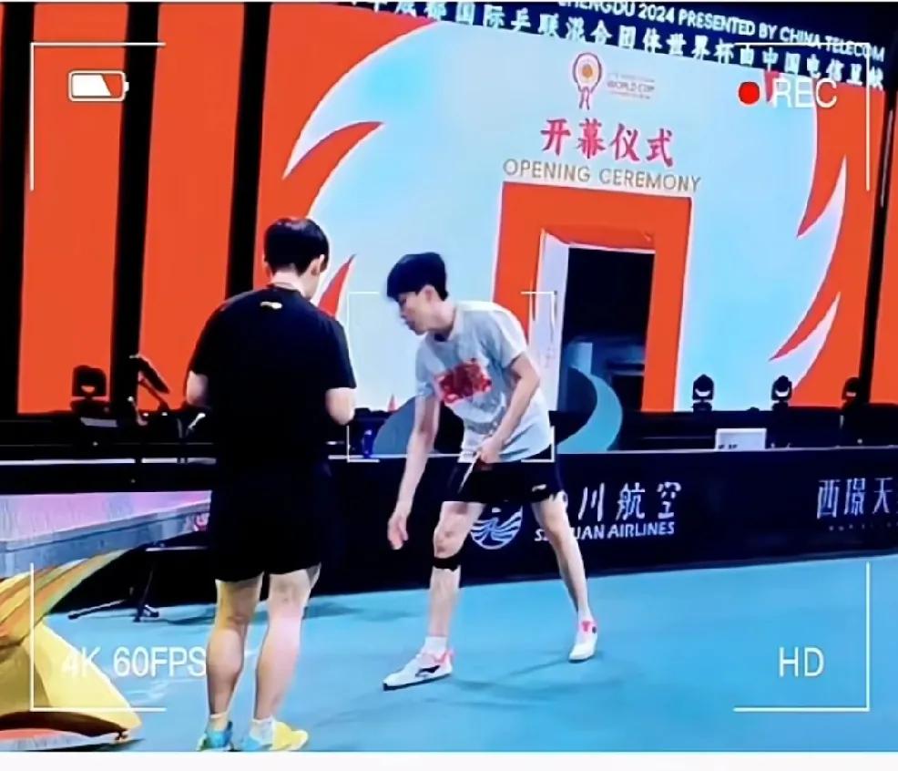 如果不是看到后面的字幕，
真的感觉是去年呢。
这是自从奥运会后看到莎头第一次合体