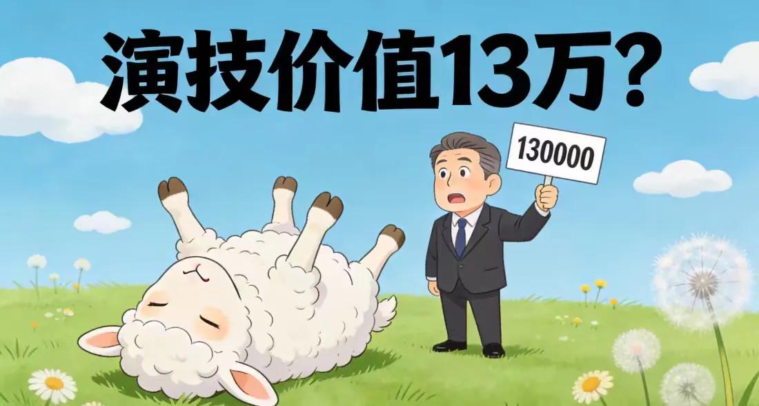 宠物新贵！一只会“装死”的小羊，竟有人出价13万求购！
青草地上，一只小羊应声而